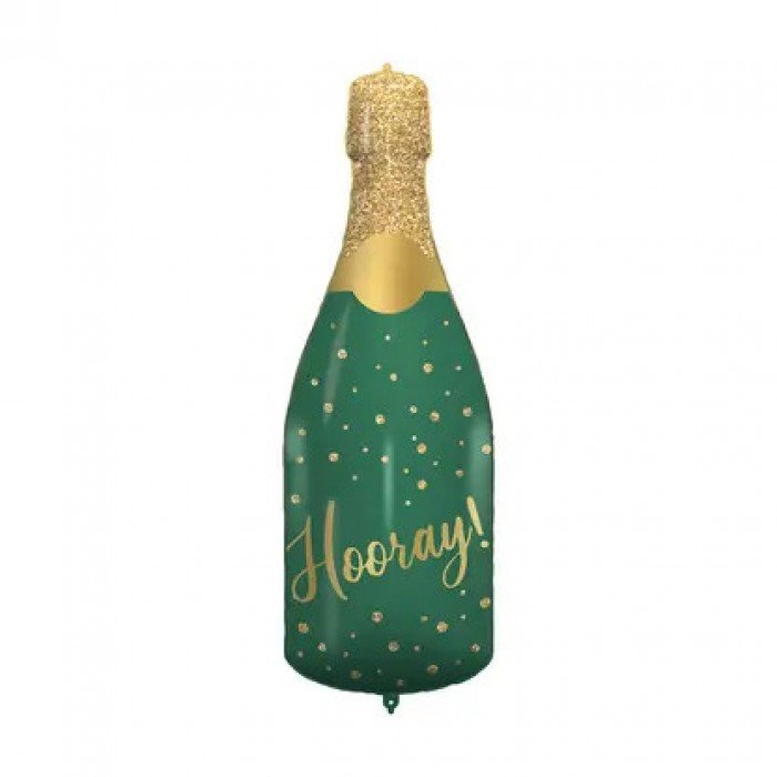 Bottle, Pezsgős üveg fólia lufi 96 cm