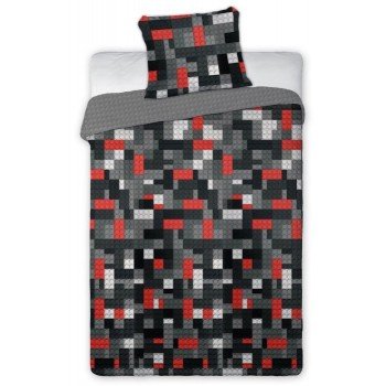 Bricks, Lego mintázatú ágyneműhuzat 140×200cm, 70×90 cm Bricks, Lego mintázatú ágyneműhuzat 140×200cm, 70×90 cm