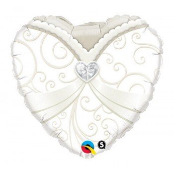 Bride, Menyassszony fólia lufi 46 cm Bride, Menyassszony fólia lufi 46 cm
