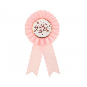 Bride to Be Light Pink kitűző
