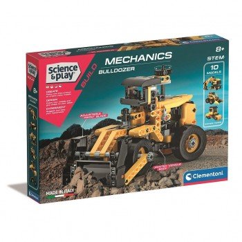 Buldózer Mechanics 10 az 1-ben építőjáték Clementoni Buldózer Mechanics 10 az 1-ben építőjáték Clementoni