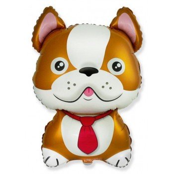 Bulldog Brown, Kutyás fólia lufi 61 cm (WP) Bulldog Brown, Kutyás fólia lufi 61 cm (WP)
