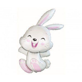 Bunny, Nyuszi fólia lufi 61 cm Bunny, Nyuszi fólia lufi 61 cm