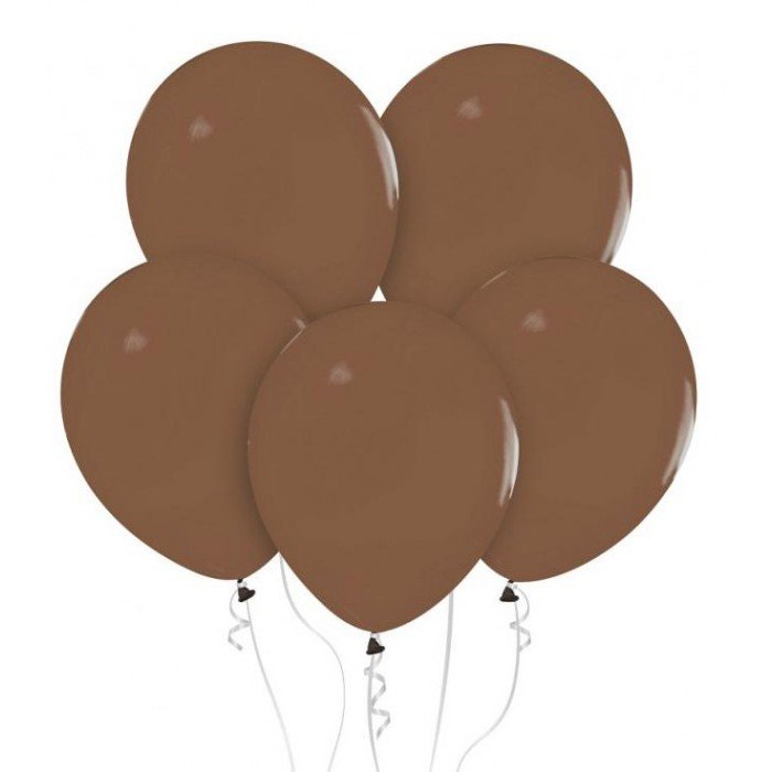 Chocolate, Barna léggömb, lufi 10 db-os 12 inch (30 cm) Chocolate, Barna léggömb, lufi 10 db-os 12 inch (30 cm)