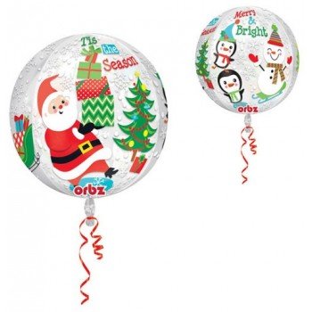 Christmas, Karácsony Gömb Fólia lufi 40 cm Christmas, Karácsony Gömb Fólia lufi 40 cm