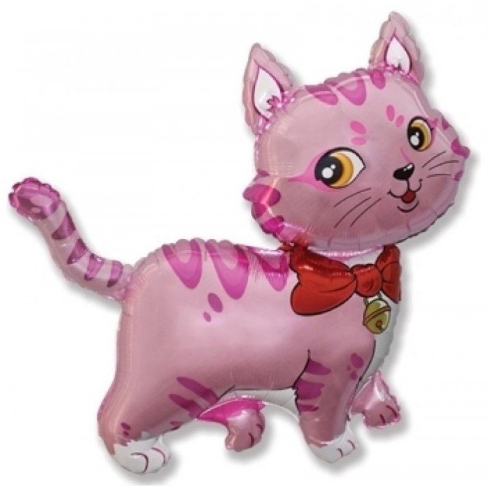 Pink Cat, Cica fólia lufi 36 cm (WP)