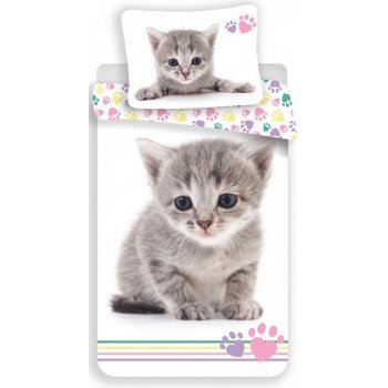 Cicás Heart Paw ágyneműhuzat 140×200cm, 70×90 cm Cicás Heart Paw ágyneműhuzat 140×200cm, 70×90 cm