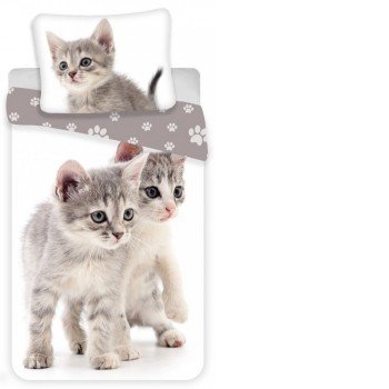 Cicás ágyneműhuzat 140×200cm, 70×90 cm Cicás ágyneműhuzat 140×200cm, 70×90 cm