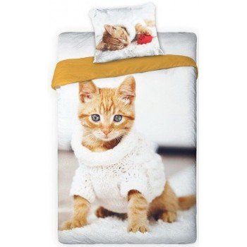 Cicás Knit ágyneműhuzat 140×200cm, 70×90 cm Cicás Knit ágyneműhuzat 140×200cm, 70×90 cm