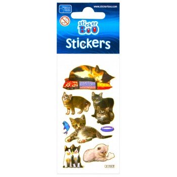 Cicás matrica arany díszítéssel Cicás matrica arany díszítéssel