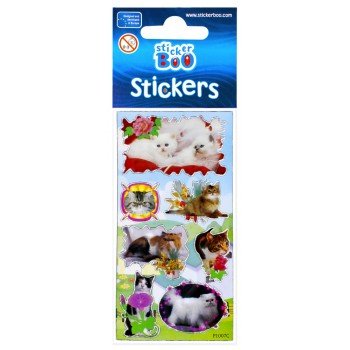 Cicás matrica ezüst díszítéssel Cicás matrica ezüst díszítéssel