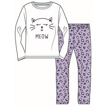 Cicás Meow gyerek hosszú pizsama 5 év Cicás Meow gyerek hosszú pizsama 5 év