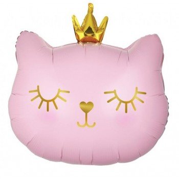 Pink Cat, Cicás fólia lufi 42 cm Pink Cat, Cicás fólia lufi 42 cm