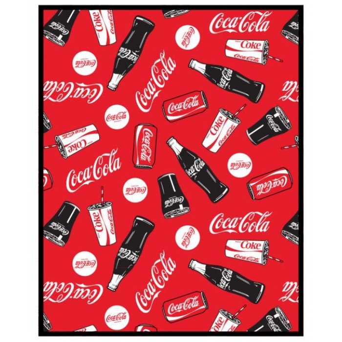 Coca-Cola coral fleece, polár takaró 120x150cm