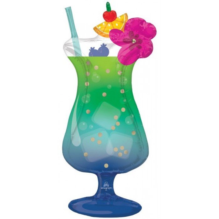 Cocktail, Koktél fólia lufi 93 cm