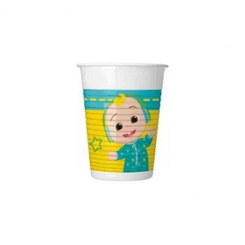 CoComelon műanyag pohár 8 db-os 200 ml CoComelon műanyag pohár 8 db-os 200 ml