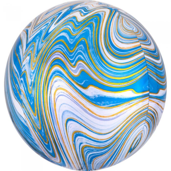 Colorful, Blue gömb fólia lufi 40 cm Colorful, Blue gömb fólia lufi 40 cm