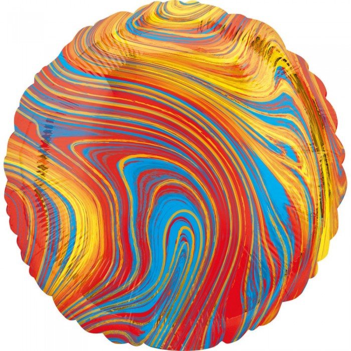 Colorful Circle, Színes Fólia lufi 43 cm Colorful Circle, Színes Fólia lufi 43 cm
