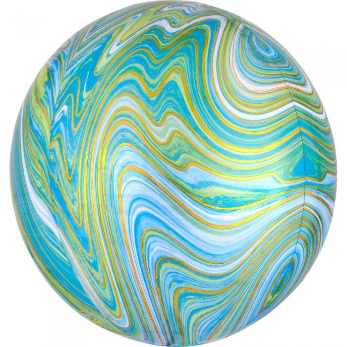 Colorful, Green gömb fólia lufi 40 cm Colorful, Green gömb fólia lufi 40 cm