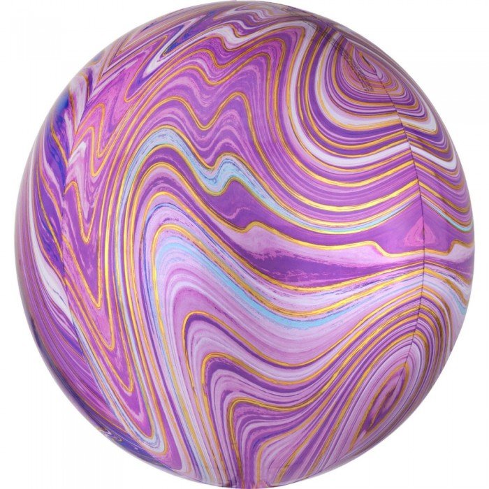 Colorful, Purple gömb fólia lufi 40 cm Colorful, Purple gömb fólia lufi 40 cm