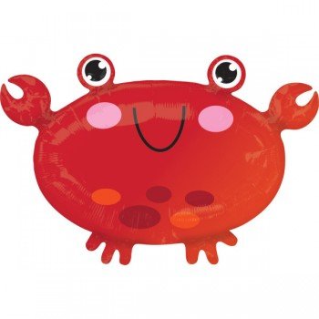 Crab, Rák fólia lufi 55 cm Crab, Rák fólia lufi 55 cm