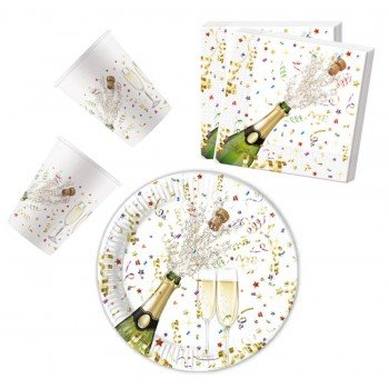 Sparkling Celebration, Csillogó ünneplés party szett 36 db-os 23 cm-es tányérral Sparkling Celebration, Csillogó ünneplés party szett 36 db-os 23 cm-es tányérral