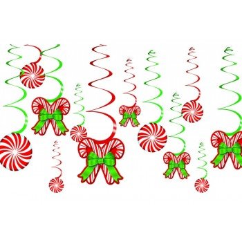 Cukorka Szalag dekoráció 12 db-os szett Cukorka Szalag dekoráció 12 db-os szett