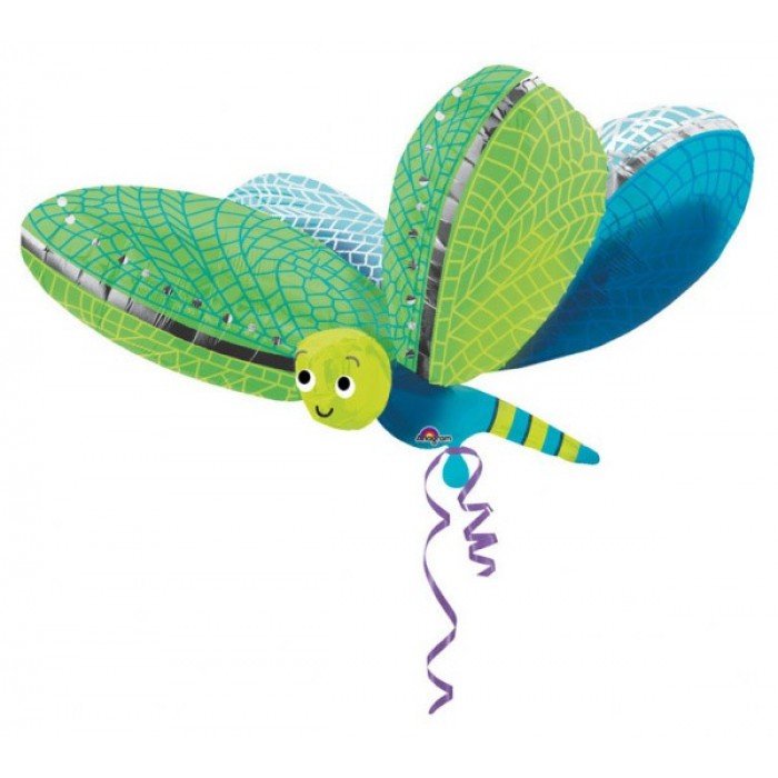 Cute Dragonfly, Szitakötő Fólia lufi 101 cm