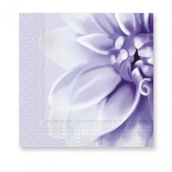 Purple Dahlia, Dália szalvéta 20 db-os 33x33 cm Purple Dahlia, Dália szalvéta 20 db-os 33x33 cm