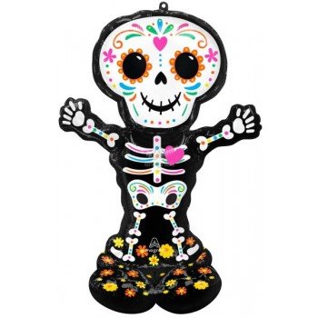 Day Of The Dead AirLoonz fólia lufi 132 cm Day Of The Dead AirLoonz fólia lufi 132 cm