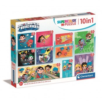 DC Super Hero Idols 10 az 1-ben puzzle Clementoni DC Super Hero Idols 10 az 1-ben puzzle Clementoni