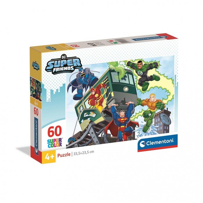 DC Super Hero Teamwork 60 db-os puzzle Clementoni