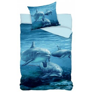 Delfin ágyneműhuzat 140×200cm, 70×90 cm Delfin ágyneműhuzat 140×200cm, 70×90 cm