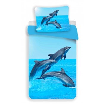 Delfin Trio ágyneműhuzat 140×200cm, 70x90 cm microfibre Delfin Trio ágyneműhuzat 140×200cm, 70x90 cm microfibre