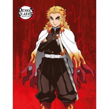 Demon Slayer Rengoku polár takaró 130x170 cm Demon Slayer Rengoku polár takaró 130x170 cm