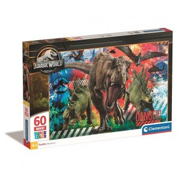 Dinoszaurusz Danger 60 db-os maxi puzzle Clementoni Dinoszaurusz Danger 60 db-os maxi puzzle Clementoni