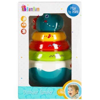 Dinoszaurusz építő játék + csörgő Dinoszaurusz építő játék + csörgő