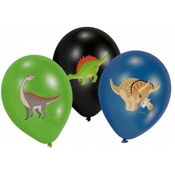 Dinoszaurusz léggömb, lufi 6 db-os Dinoszaurusz léggömb, lufi 6 db-os