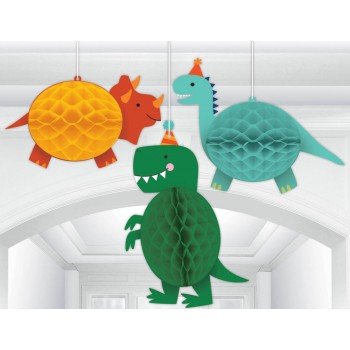 Dinoszaurusz Lampion 3 db-os Dinoszaurusz Lampion 3 db-os