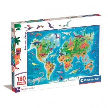 Dinoszaurusz Map 180 db-os puzzle Clementoni Dinoszaurusz Map 180 db-os puzzle Clementoni