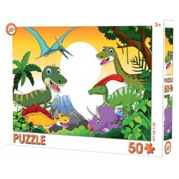 Dinoszaurusz puzzle 50 db-os Dinoszaurusz puzzle 50 db-os