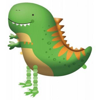 Dinoszaurusz sétáló fólia lufi 75 cm Dinoszaurusz sétáló fólia lufi 75 cm