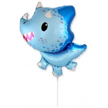 Baby Triceratops Blue, Dinoszaurusz fólia lufi 36 cm (WP) Baby Triceratops Blue, Dinoszaurusz fólia lufi 36 cm (WP)