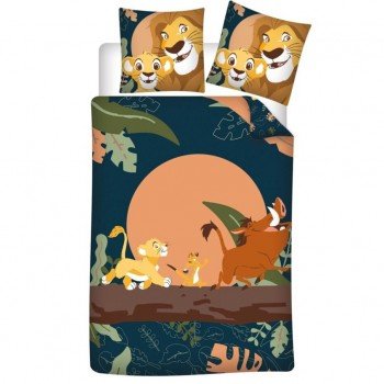 Disney Az Oroszlánkirály Hakuna Matata ágyneműhuzat 140×200cm, 65x65 cm Disney Az Oroszlánkirály Hakuna Matata ágyneműhuzat 140×200cm, 65x65 cm