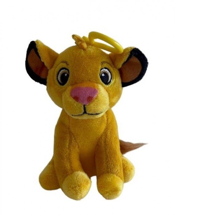 Disney Az Oroszlánkirály Simba 3D plüss figura akasztóval 13 cm