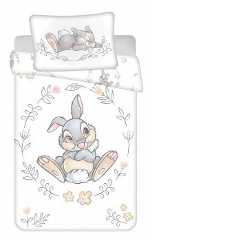 Disney Bambi és barátai White gyerek ágyneműhuzat 100×135cm, 40×60 cm Disney Bambi és barátai White gyerek ágyneműhuzat 100×135cm, 40×60 cm