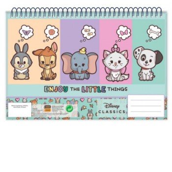 Disney Classic Animals A/4 spirál vázlatfüzet, 30 lapos Disney Classic Animals A/4 spirál vázlatfüzet, 30 lapos