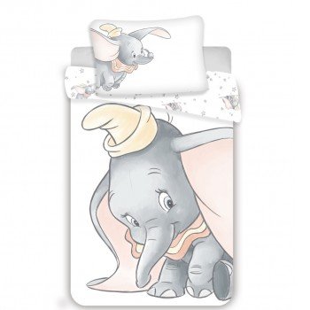 Disney Dumbo Grey gyerek ágyneműhuzat 100×135cm, 40×60 cm Disney Dumbo Grey gyerek ágyneműhuzat 100×135cm, 40×60 cm