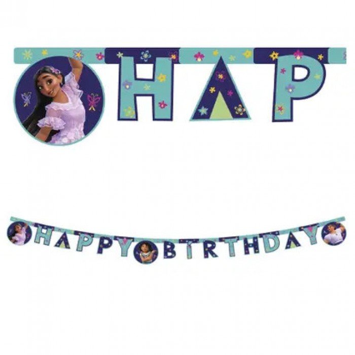 Disney Encanto Happy Birthday felirat FSC 2 m