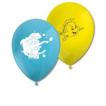 Disney Hercegnők Ariel léggömb, lufi 8 db-os Disney Hercegnők Ariel léggömb, lufi 8 db-os